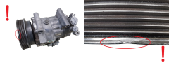 Airco Compressor 8200365787--A SD6V12 1452 Sanden Renault Nissan 1000