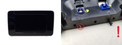 Navigatiedisplay Mercedes-Benz A2059004113 0263701254 Bosch 3