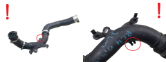 Laadluchtleiding 144604208R 0.9 TCE Dacia Sandero 2 Renault Captur Clio 4