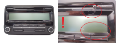 Radio CD-speler VW 1K0035186AA 7647201360 Blaupunkt 1382