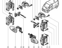 Deurscharnier Stopper Achter Origineel Trafic II Vivaro Primastar 8200006259