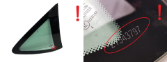 Carrosserieruit Rechts Achter Peugeot 407 SW AS2 Saint-Gobain 8569EF