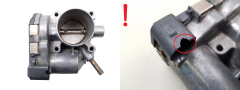Gasklephuisventiel VWAG 1.4 030133062A 0280750049 Bosch 2886