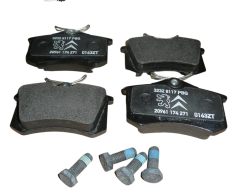 Remblokken Achter Origineel Citroen Peugeot C2 C3 DS3 207 208 425441