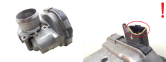 Gasklephuisventiel Citroen Peugeot 9673534480 1.6 HDI Delphi 2522