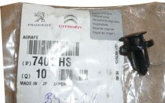 Bevestigingsclip Zderzaka Nieuw Origineel 7401.HS 7401HS Citroen Peugeot