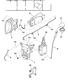 Deurslotmechanisme Links Voor Origineel Citroen Peugeot 106 Saxo 9135E3 UK