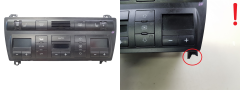 Verwarmingsregeling A/C Audi A6 C5 4B0820043Q 5HB007604-13 Hella