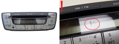 Radio CD-speler C1 107 Aygo 86120-0H010 CQ-MS0570LC W53811 1086