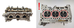 Cilinderkop 1642R-3 110417920R 0.9 TCE H4B Dacia Renault