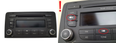 Radio CD-speler Chorus Audi A3 8P 8P0035152C 7647251380 Blaupunkt