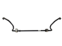 Stabilisatorstang Origineel Trafic II/III Vivaro NV TAlento 5461100Q0M