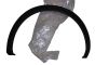 Spatbordstrip Links Achter Nieuw Origineel 98365912XT Peugeot