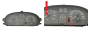 Snelheidsmeter Renault Scenic 1 Megane 1 7700427896 A 55056