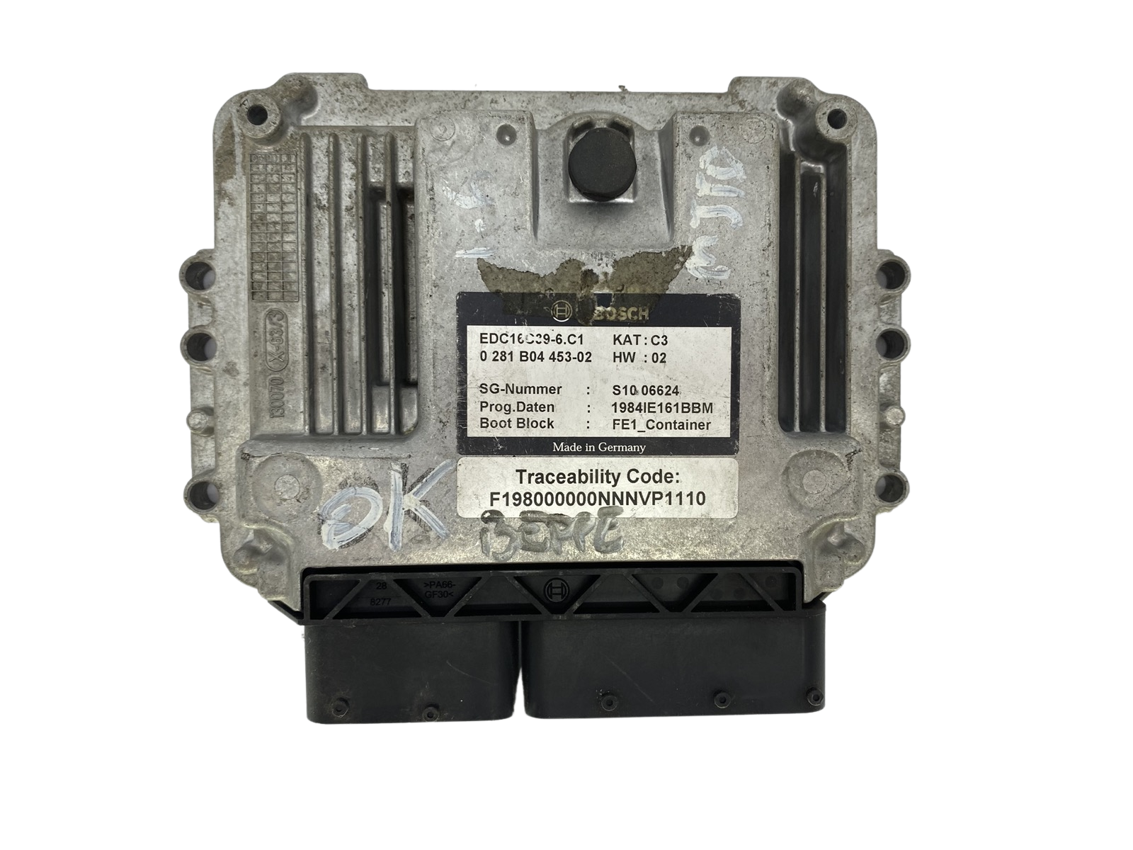 ECU Motormanagement EDC16C39-6.C1 0281B04453-02 Fiat 52692 main product photo