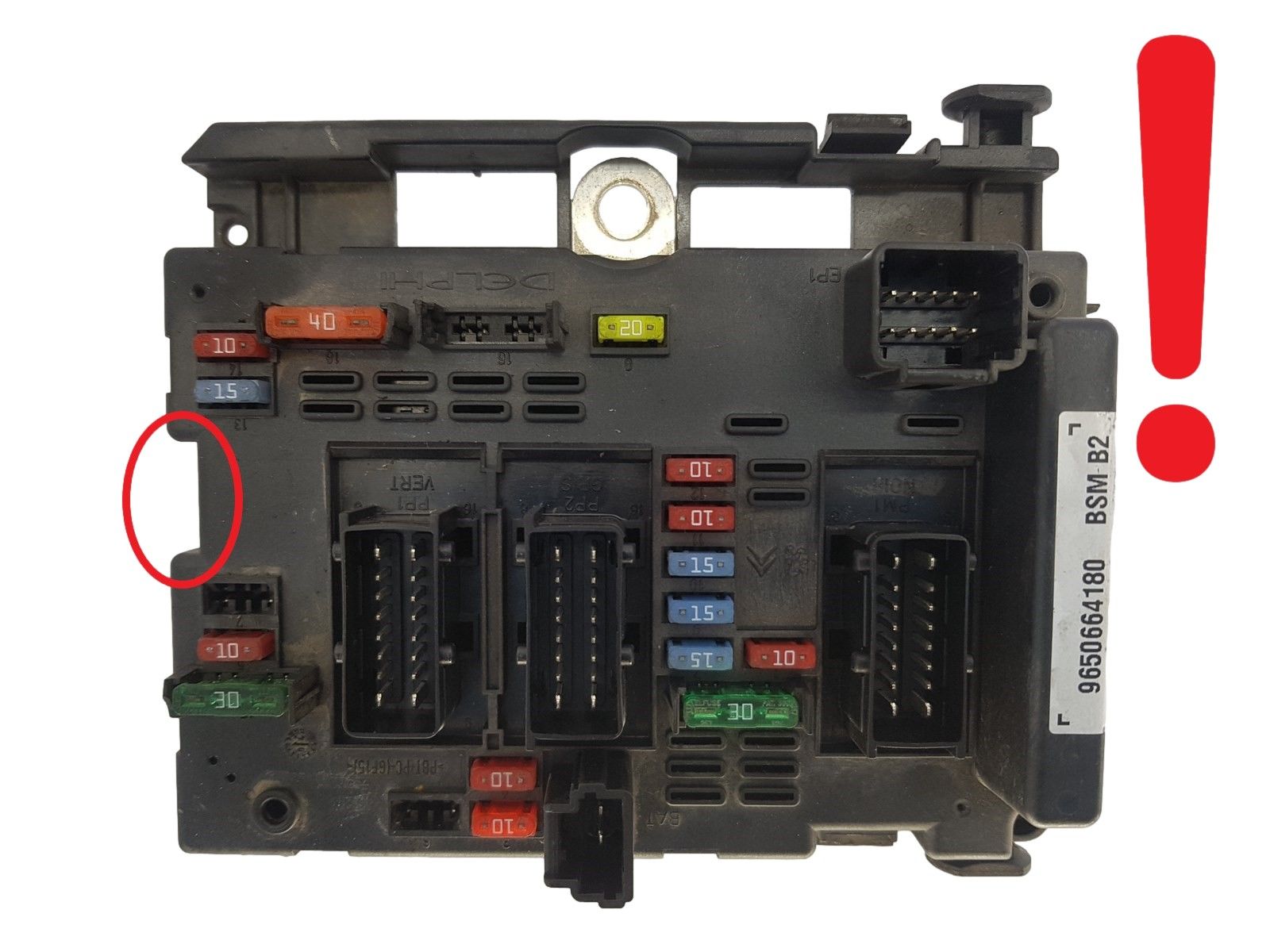 Regeleenheid BSM B2 9650664180 PSA Delphi 1321 main product photo