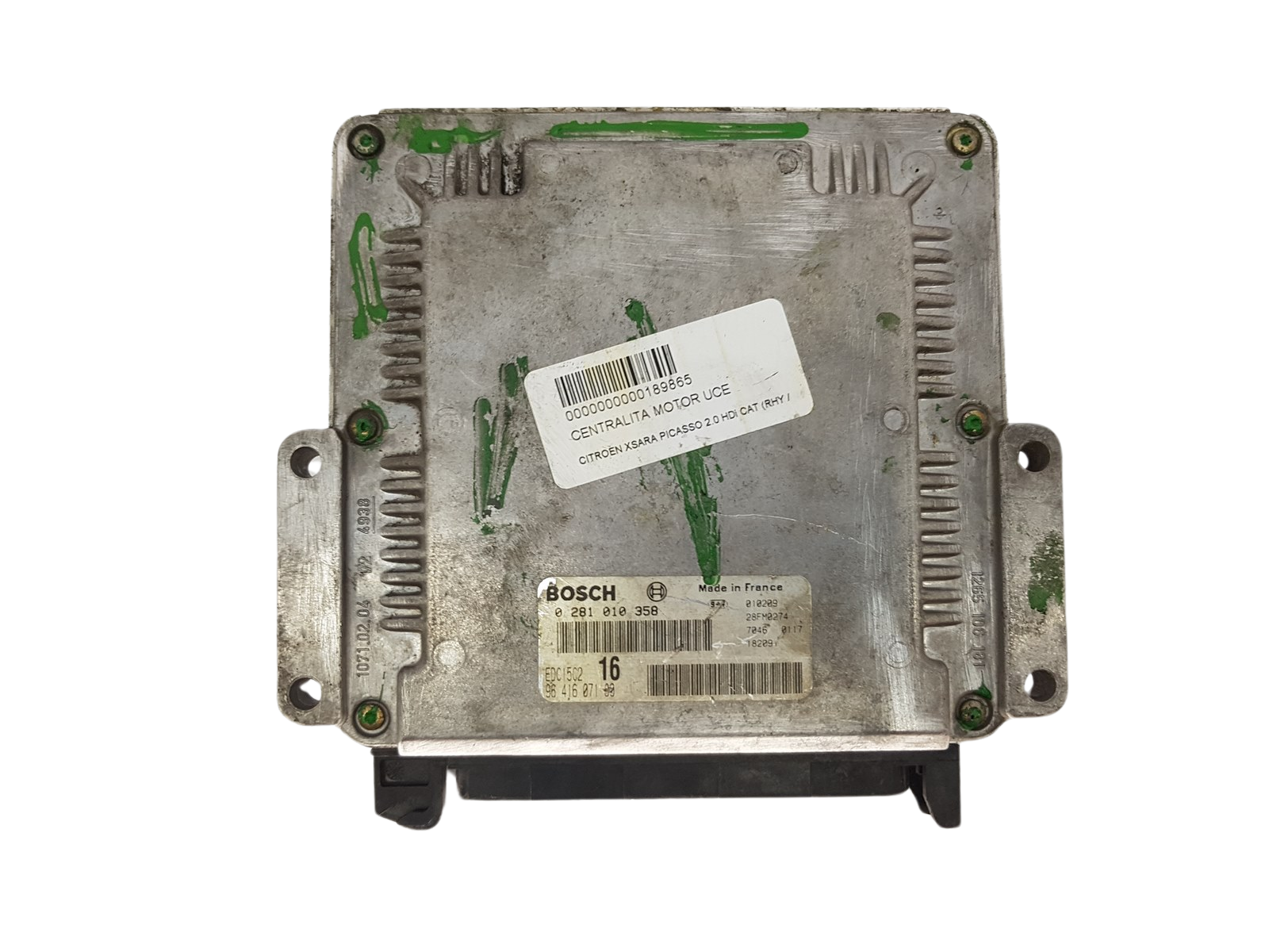 Regeleenheid 0281010358 9641607180 PSA Bosch 3231 main product photo