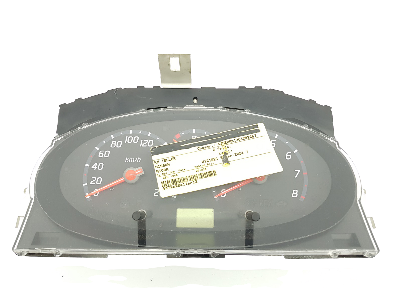 Toerenteller Nissan Micra AX860 25668 main product photo