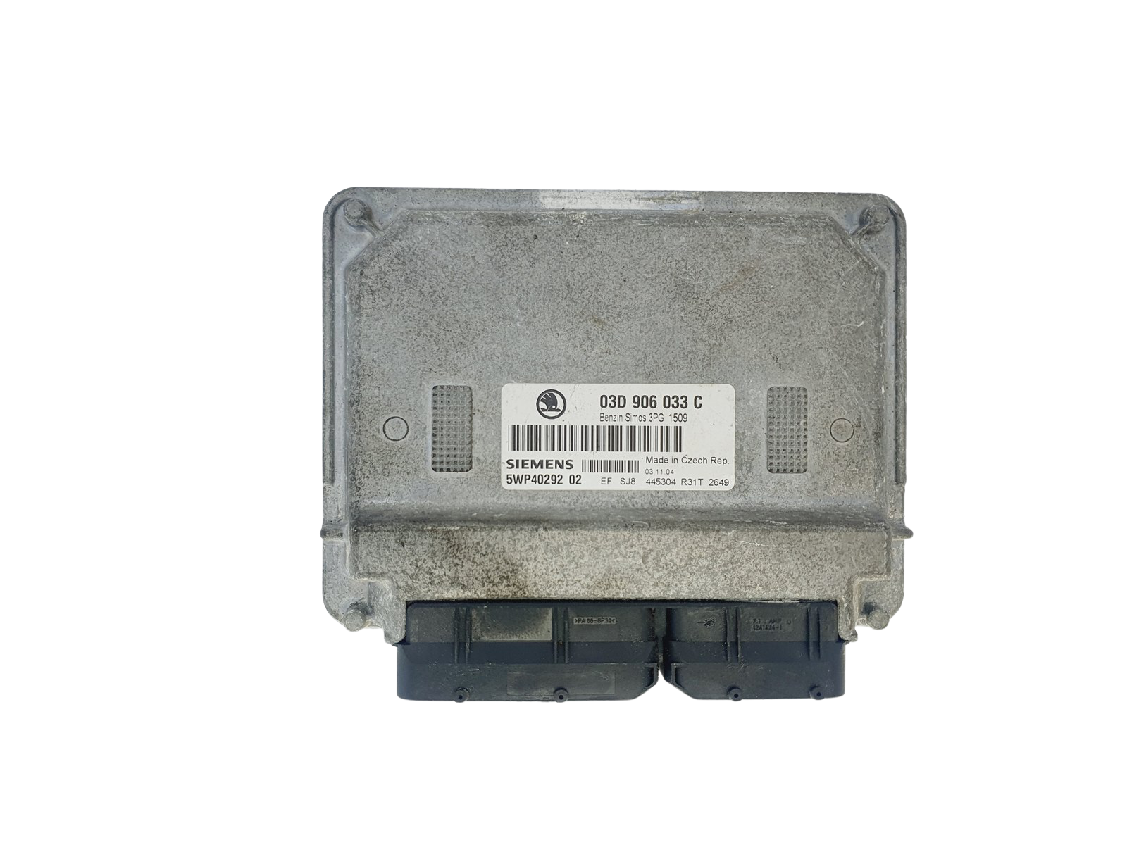 Regeleenheid 03D906033C 5WP40292 02 Skoda Siemens 44986 main product photo