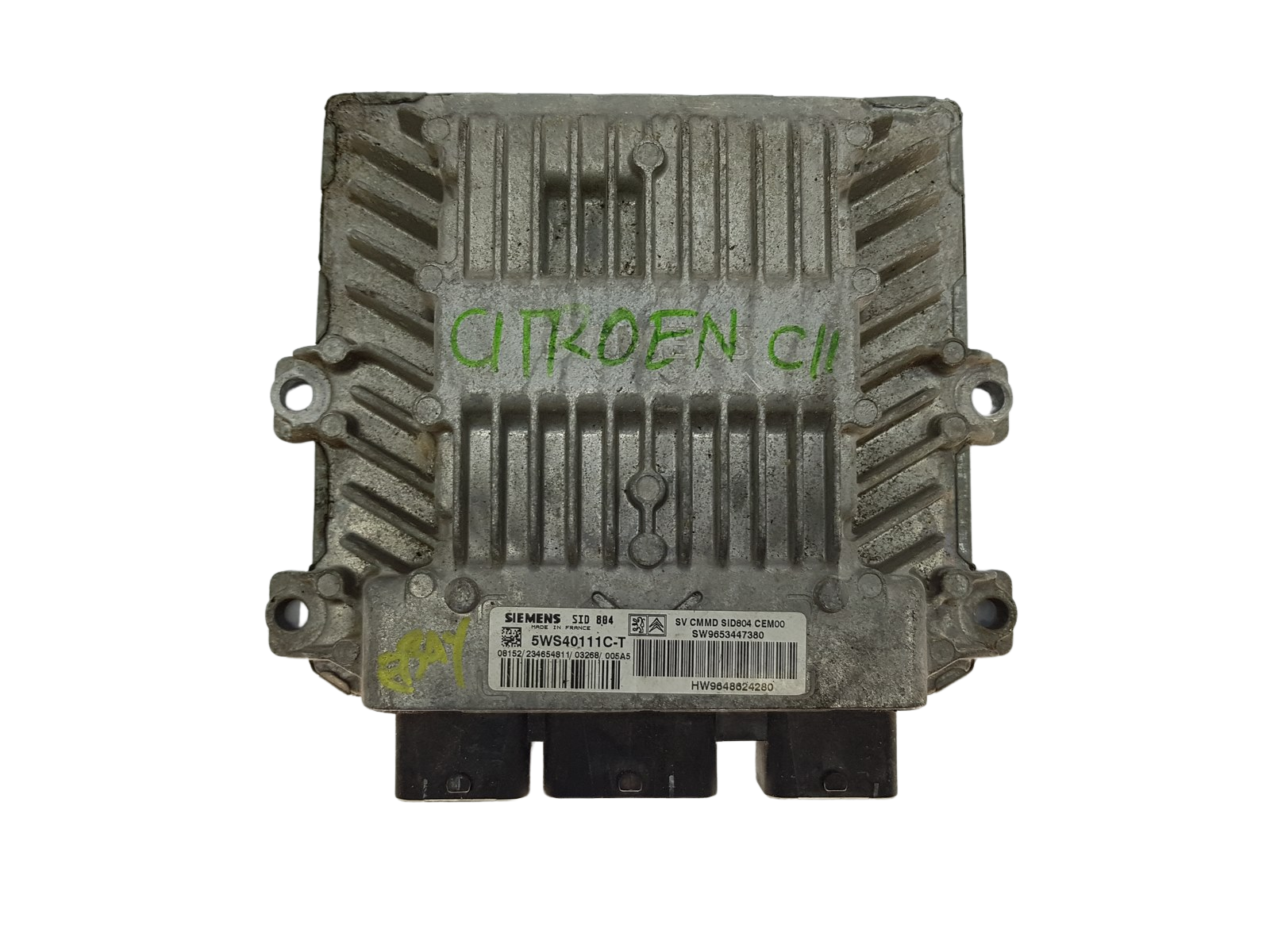 Regeleenheid 9653447380 9648624280 5WS40111C-T SID804 PSA Siemens 16185 main product photo