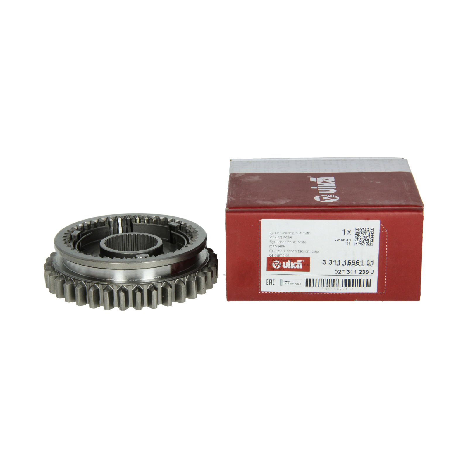 Synchronisatie naaf Doe VW Audi Seat Skoda 02T311239J 33111696101 Vika main product photo