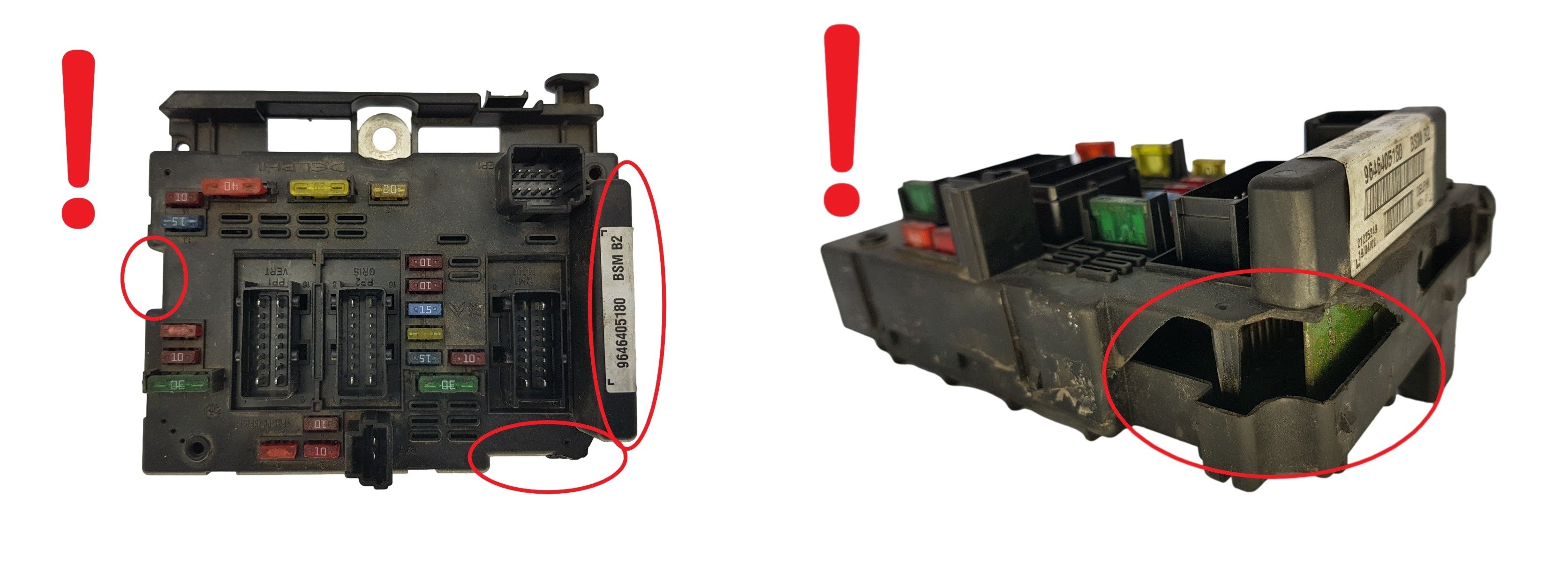 Regeleenheid BSM B2 9646405180 PSA Delphi 1673 main product photo