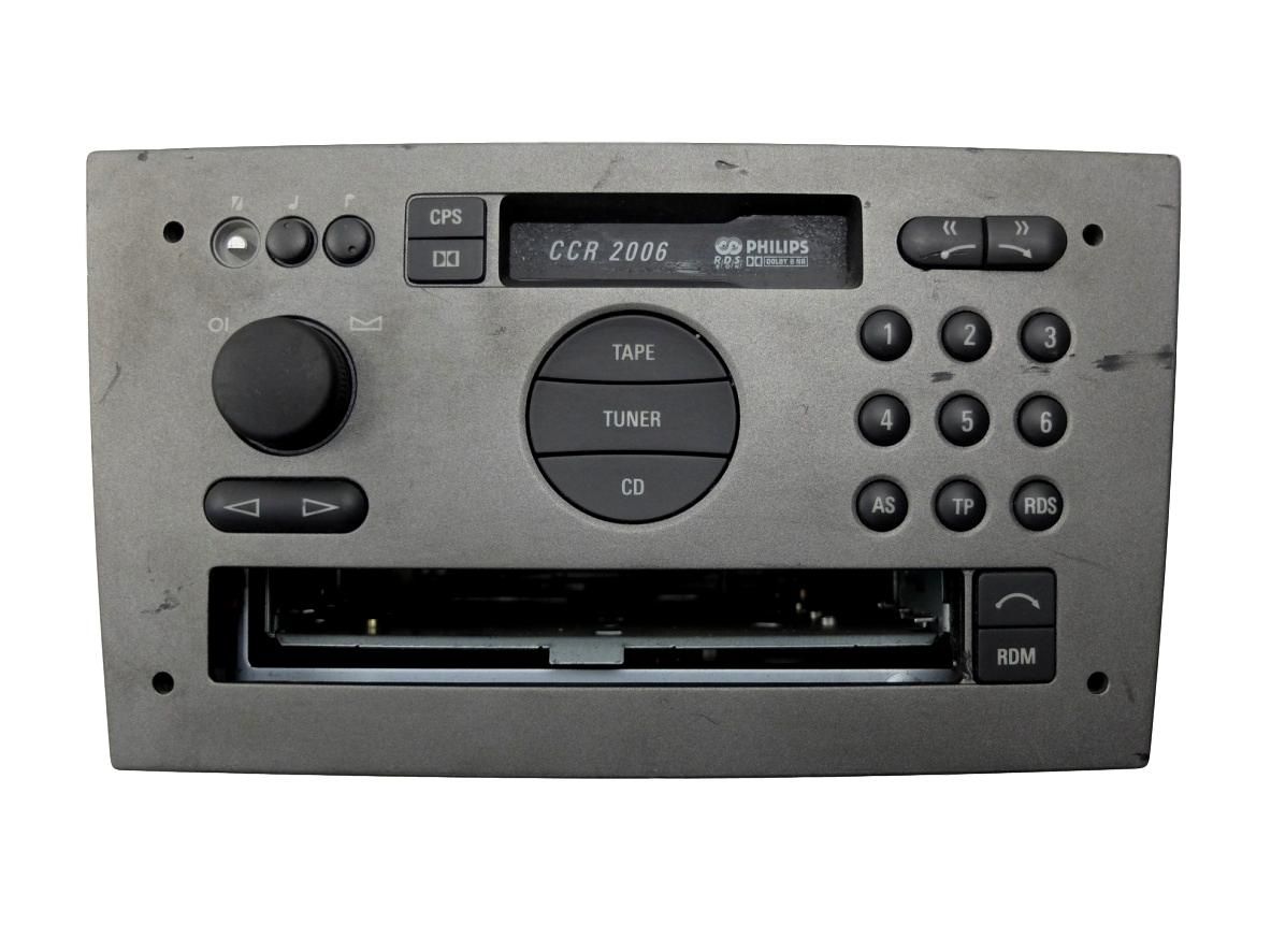 Radio Cassettespeler CD Opel CCR2006 24441227 Philips 1136 main product photo