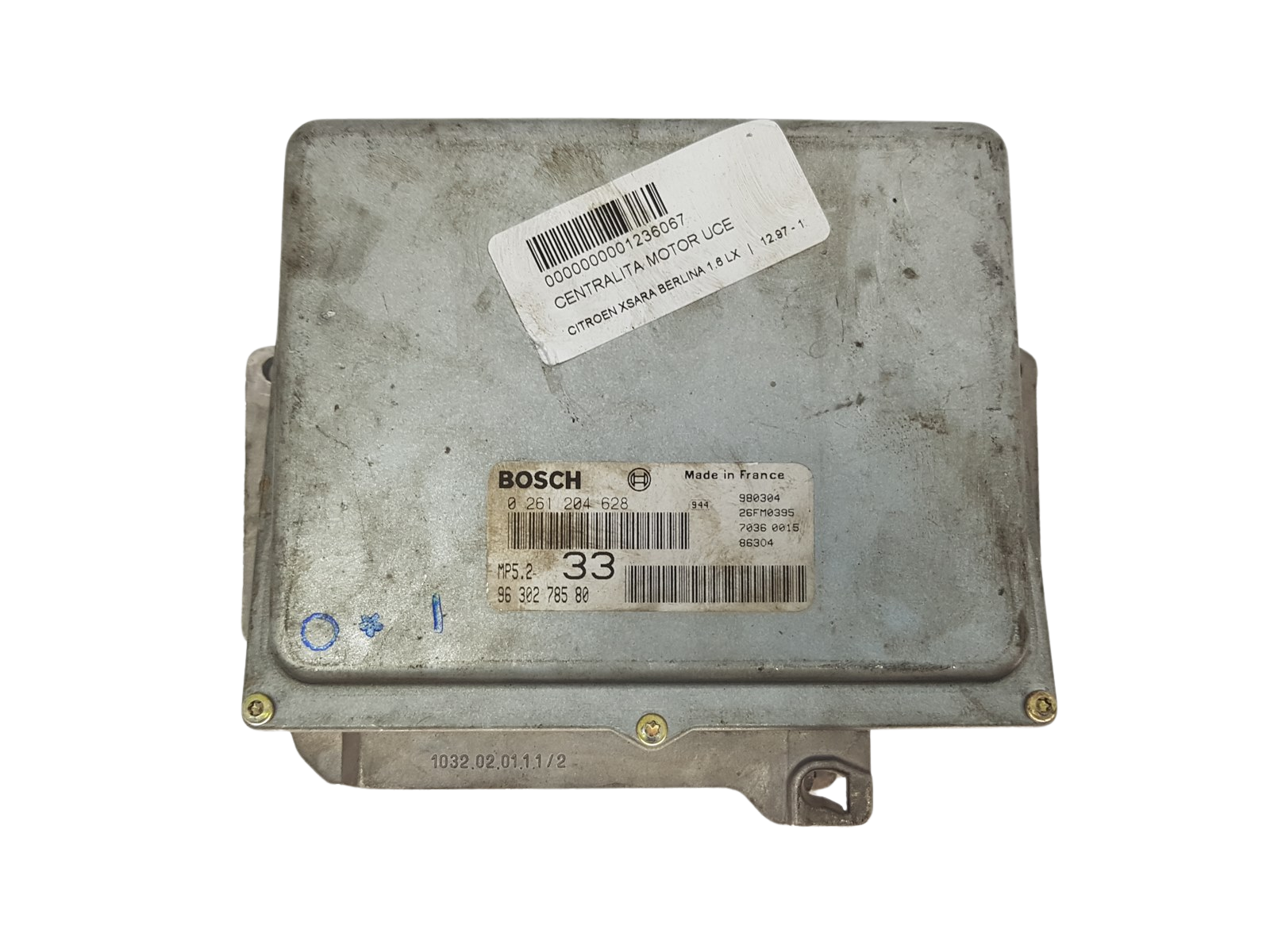 Regeleenheid 0261204628 9630278580 26FM0395 PSA Bosch 3229 main product photo