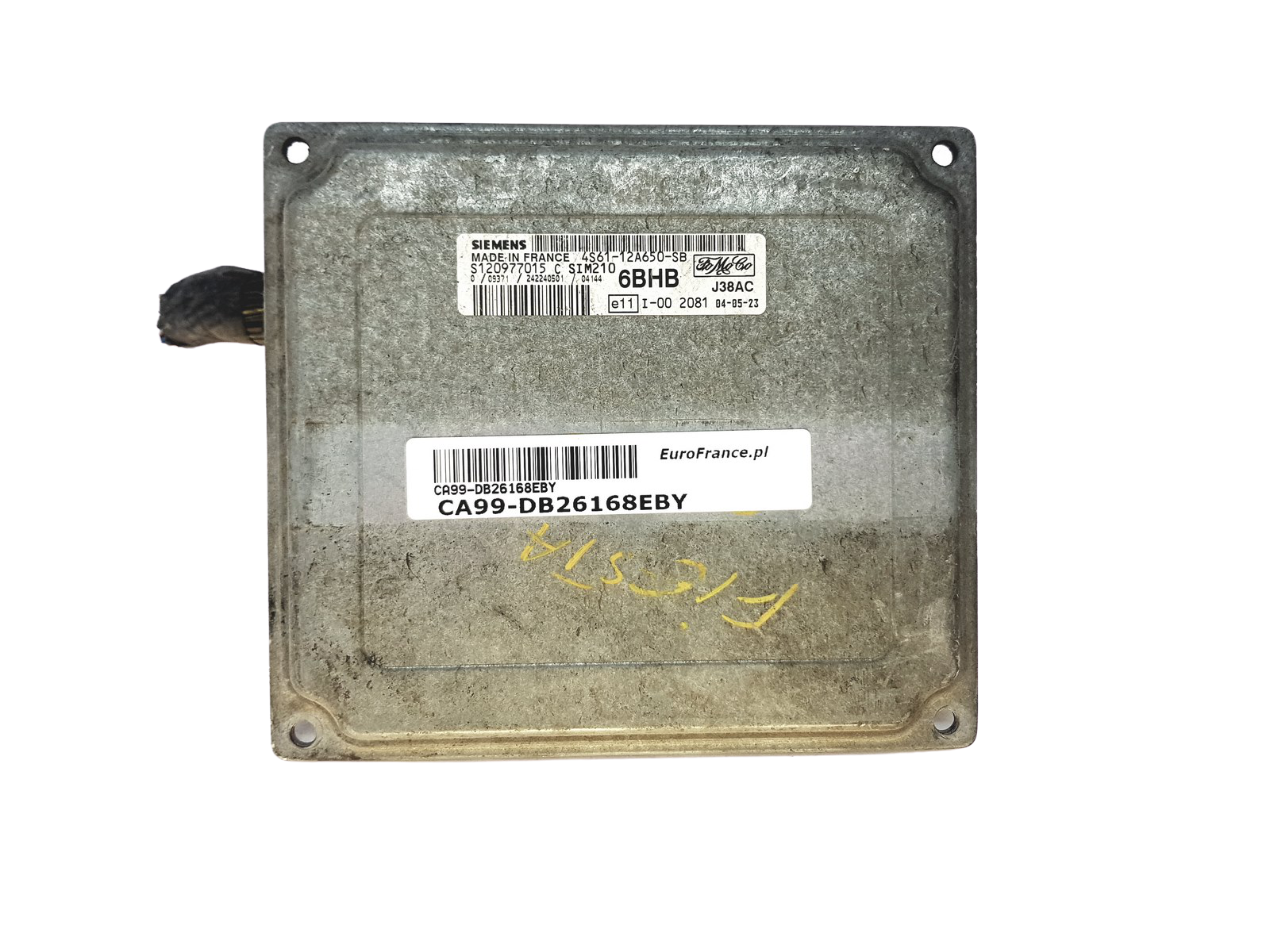 Regeleenheid 4S61-12A650-SB S120977015C Ford Mazda Siemens 26168 main product photo