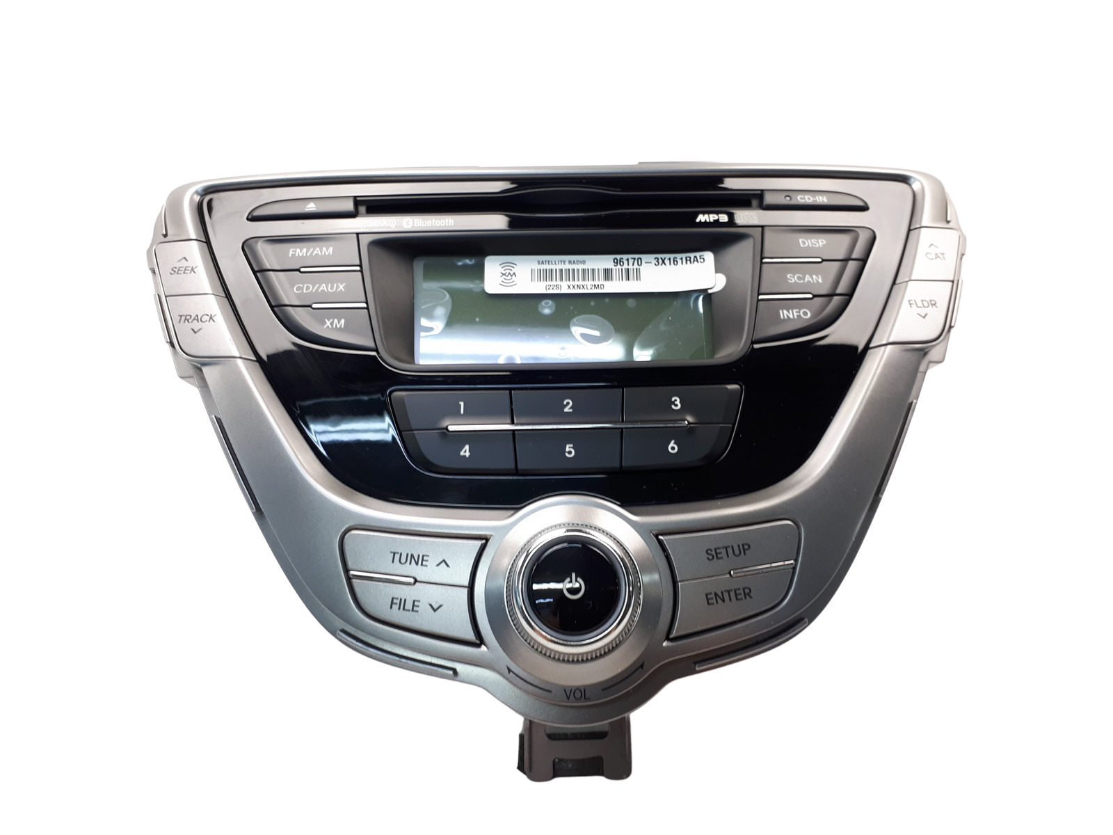 Radio Cd Mp3 Speler BT Hyundai Elantra XM 96170-3X161RA5 1468 main product photo