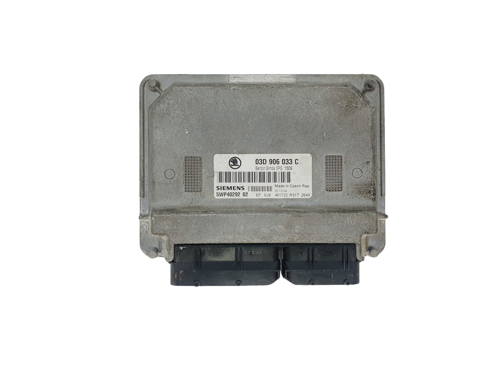 Regeleenheid 03D906033C 5WP40292 02 Skoda Siemens 44972 main product photo