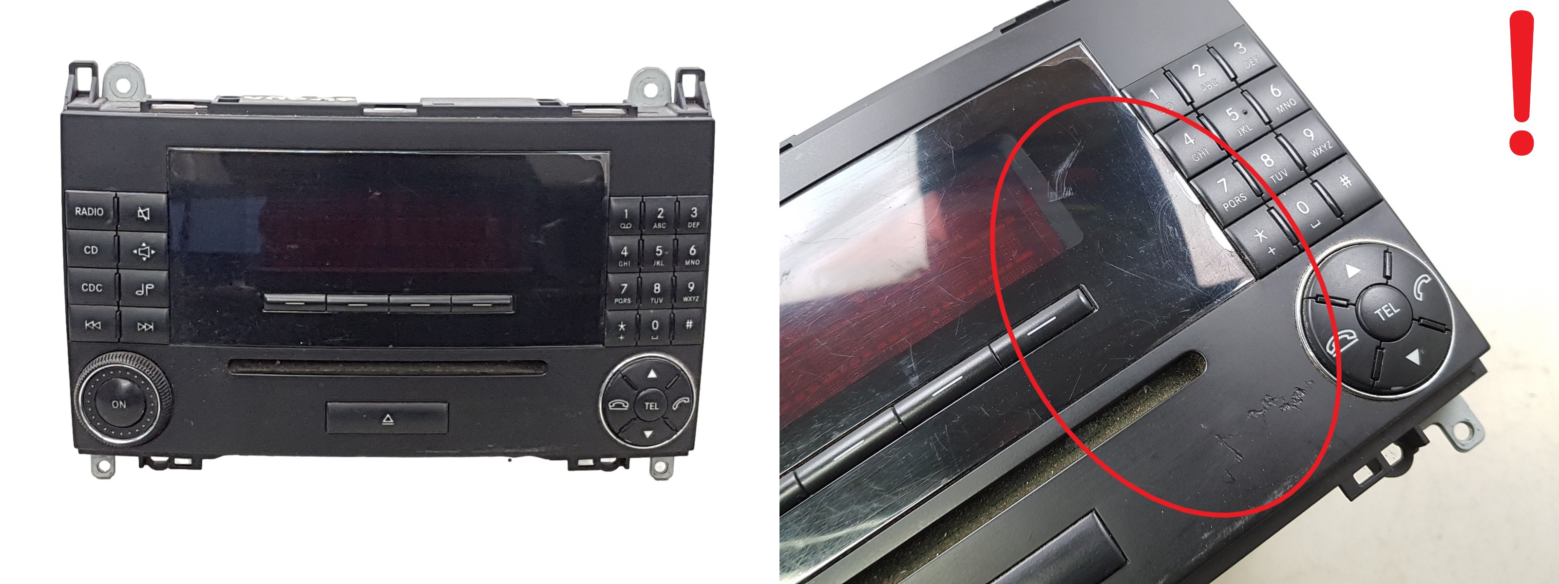 Radio CD-speler Mercedes Vito A1698700689 MF2750 main product photo