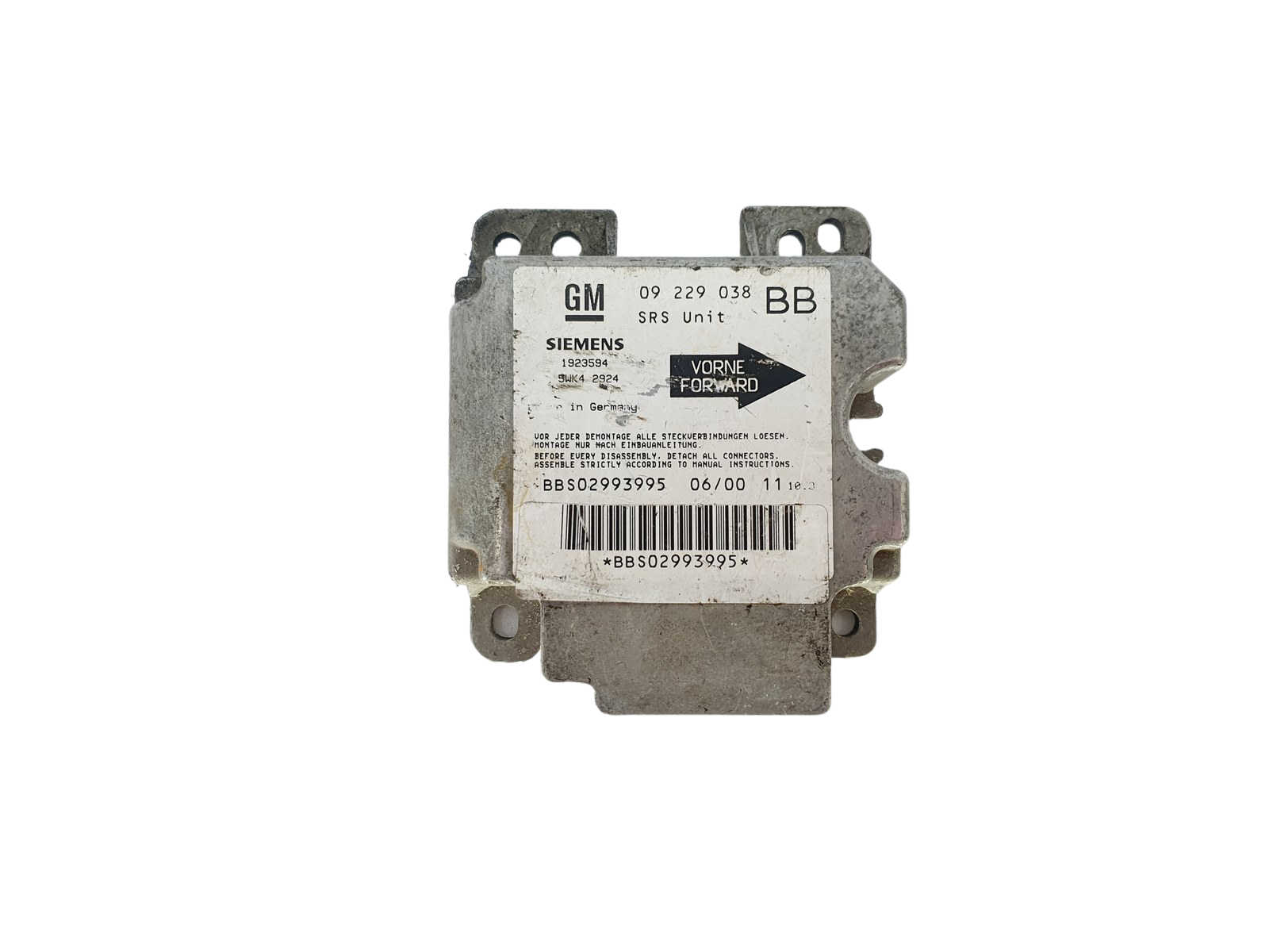 Regeleenheid 09229038 5WK4 2924 GM Siemens main product photo