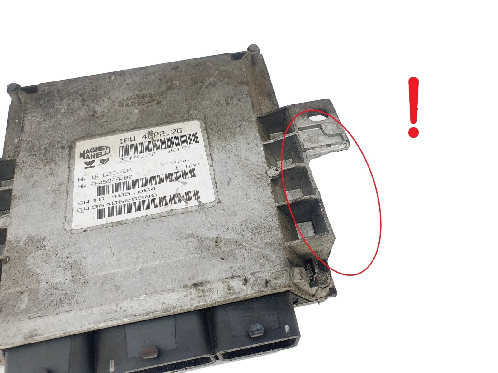 Regeleenheid PSA 9645989480 9648620880 IAW48P2.76 Magneti Marelli 43162 main product photo