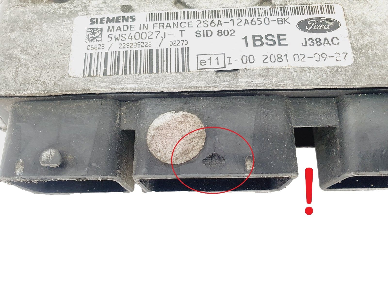 Regeleenheid 2S6A-12A650-BK 5WS40027J-T SID 802 Ford Siemens 45161 main product photo