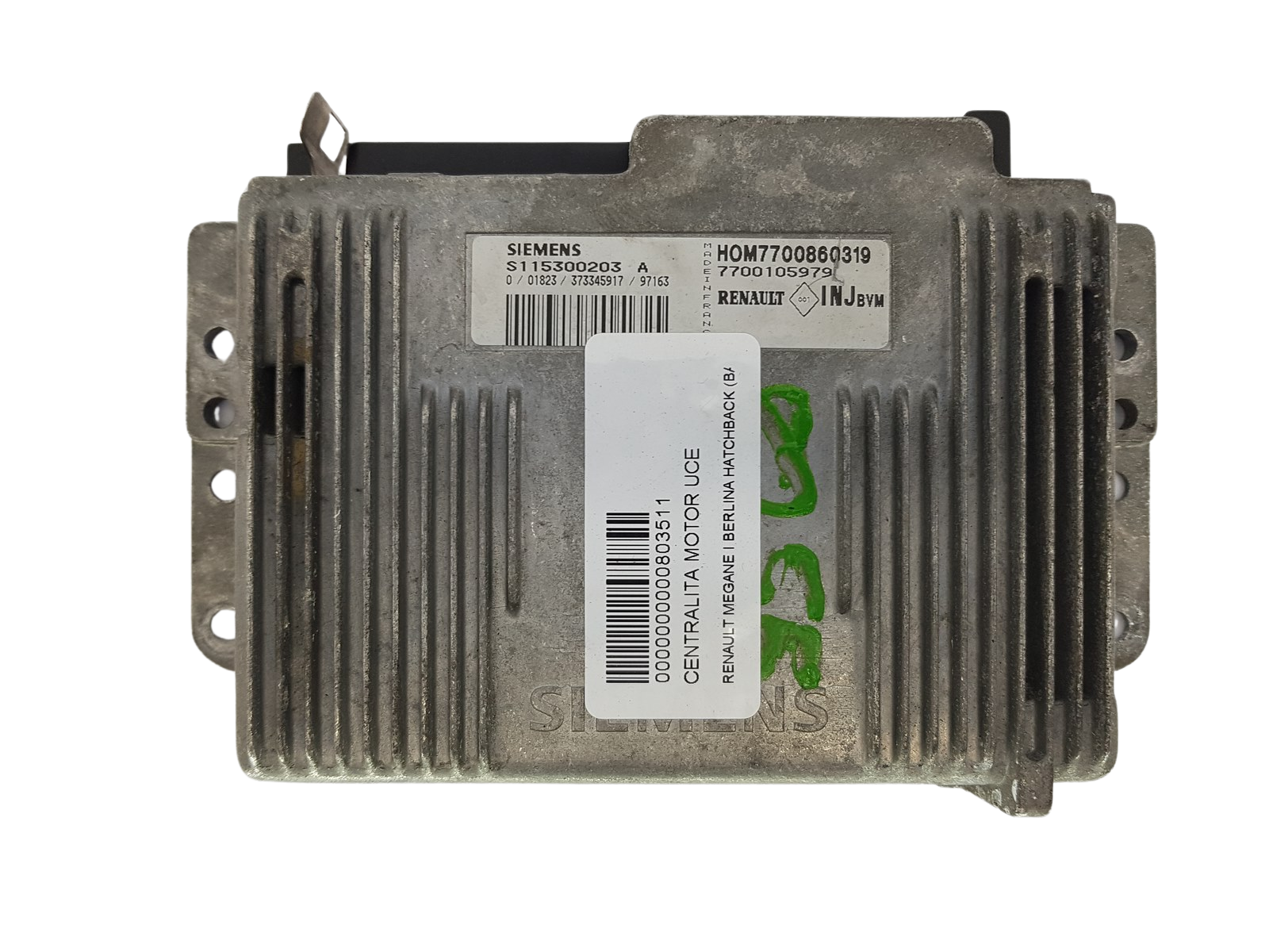 Regeleenheid 7700105979 7700860319 S115300203A Renault Siemens 2983 main product photo