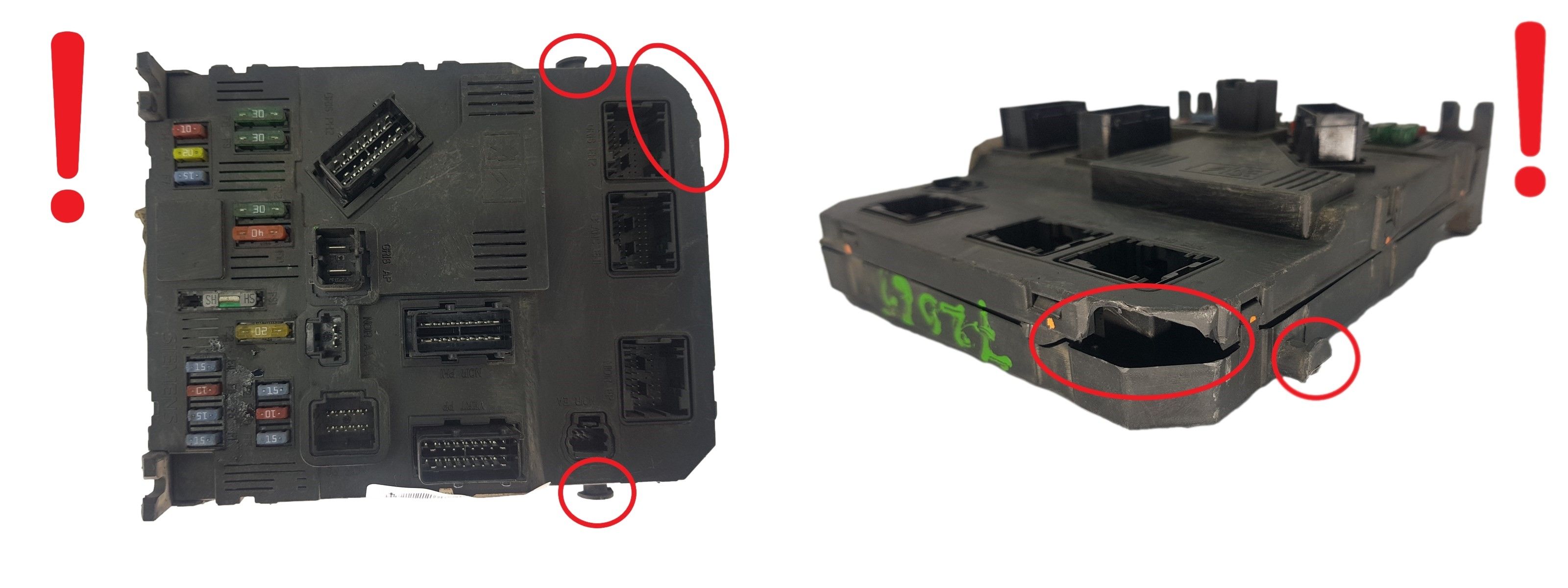 Regeleenheid BSI E01-00 S118085320C 9652474680 PSA Siemens 1864 main product photo