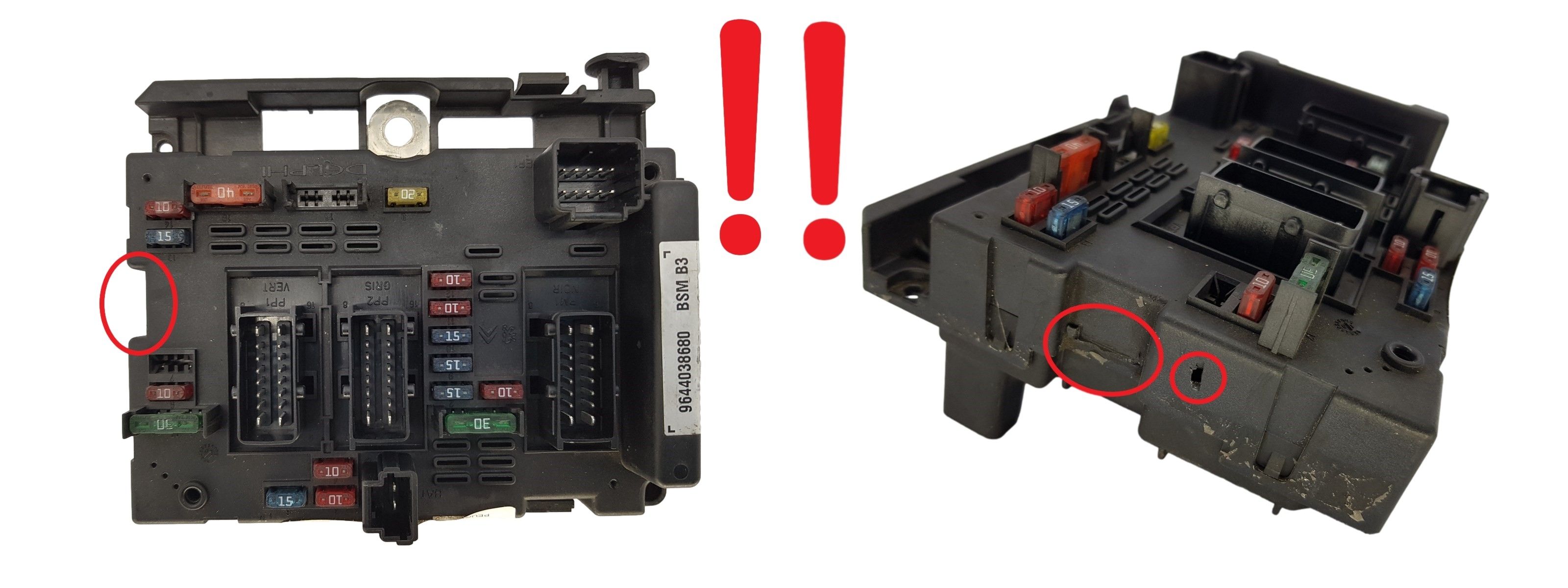 Regeleenheid BSM B3 9644038680 PSA Delphi 1395 main product photo