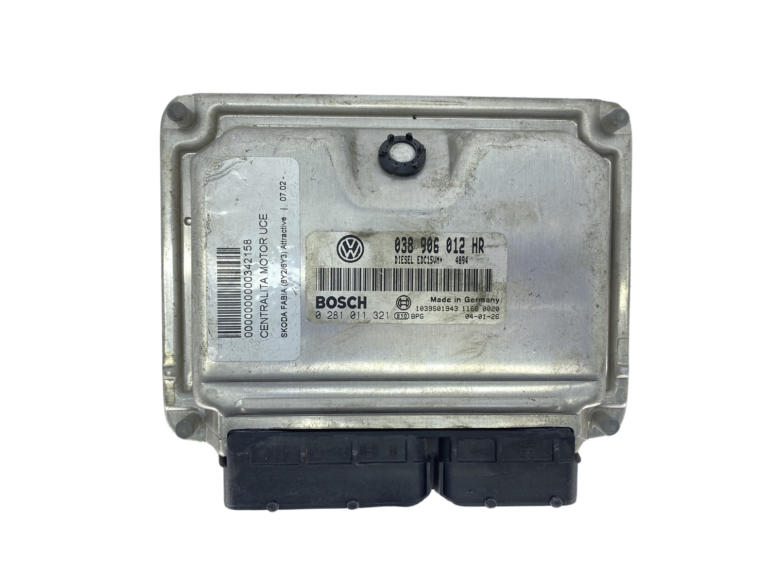 Regeleenheid 038906012HR 0281011321 VW Bosch 63969 main product photo
