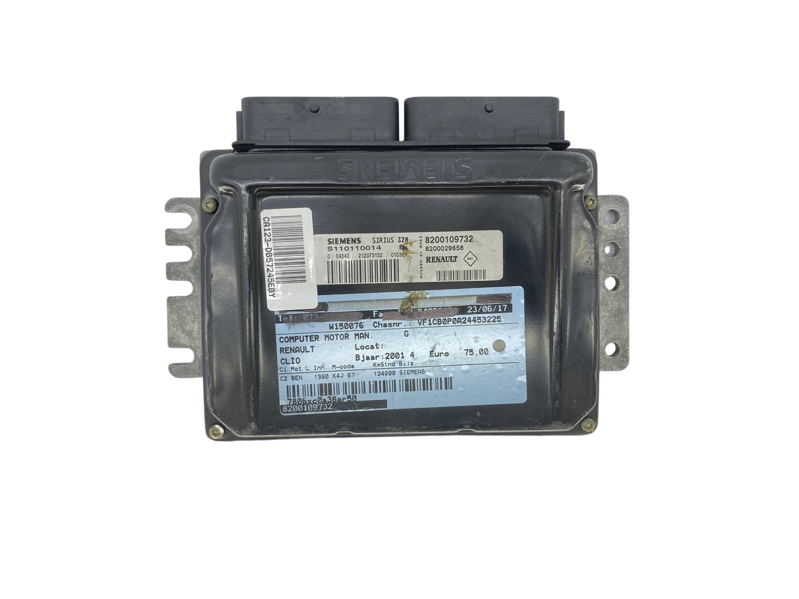 Regeleenheid S110110014B 8200109732 8200029658 Renault Siemens 57245 main product photo