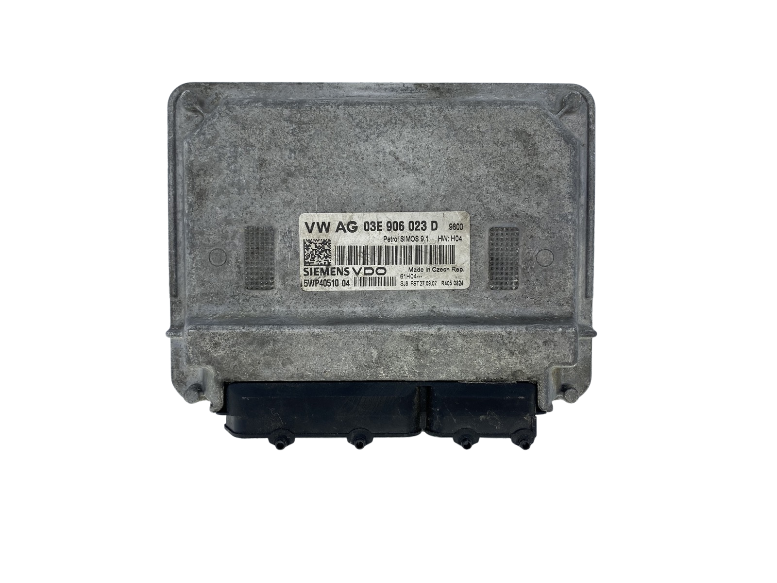Regeleenheid 03E906023D 5WP40510 04 VW SKODA Siemens 53237 main product photo