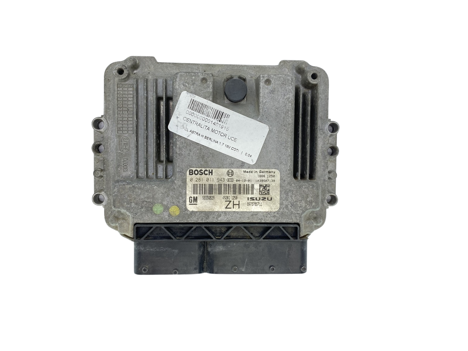 Regeleenheid Opel 0281011943 55556829 8973785711 Bosch GM Isuzu 62442 main product photo