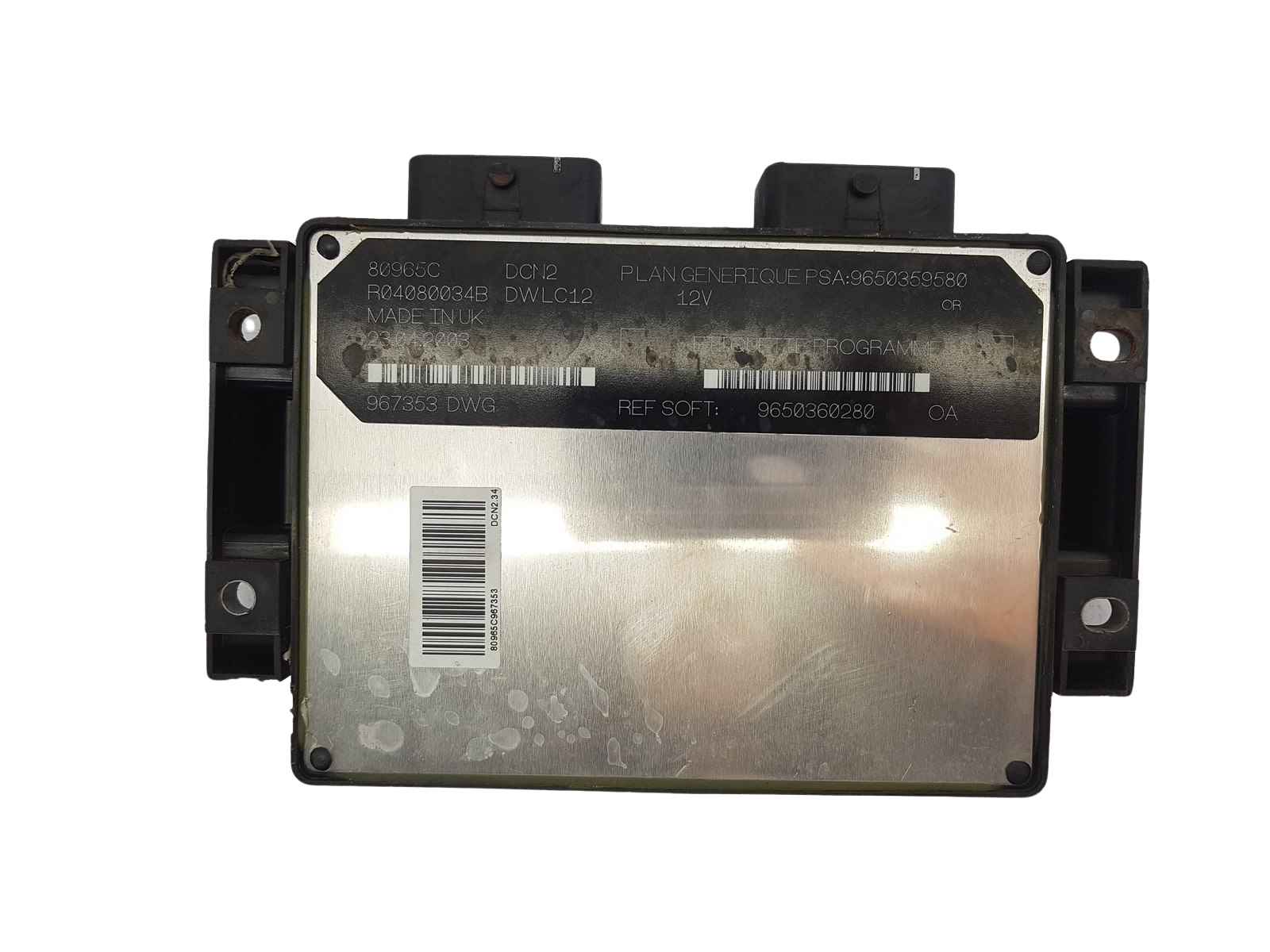 Regeleenheid 9650359580 9650360280 R04080034B 80965C PSA Lucas 1125 main product photo