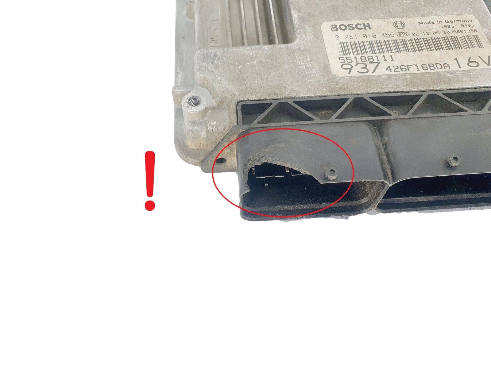 Regeleenheid 55188111 0281010455 Alfa Romeo Bosch 42721 main product photo