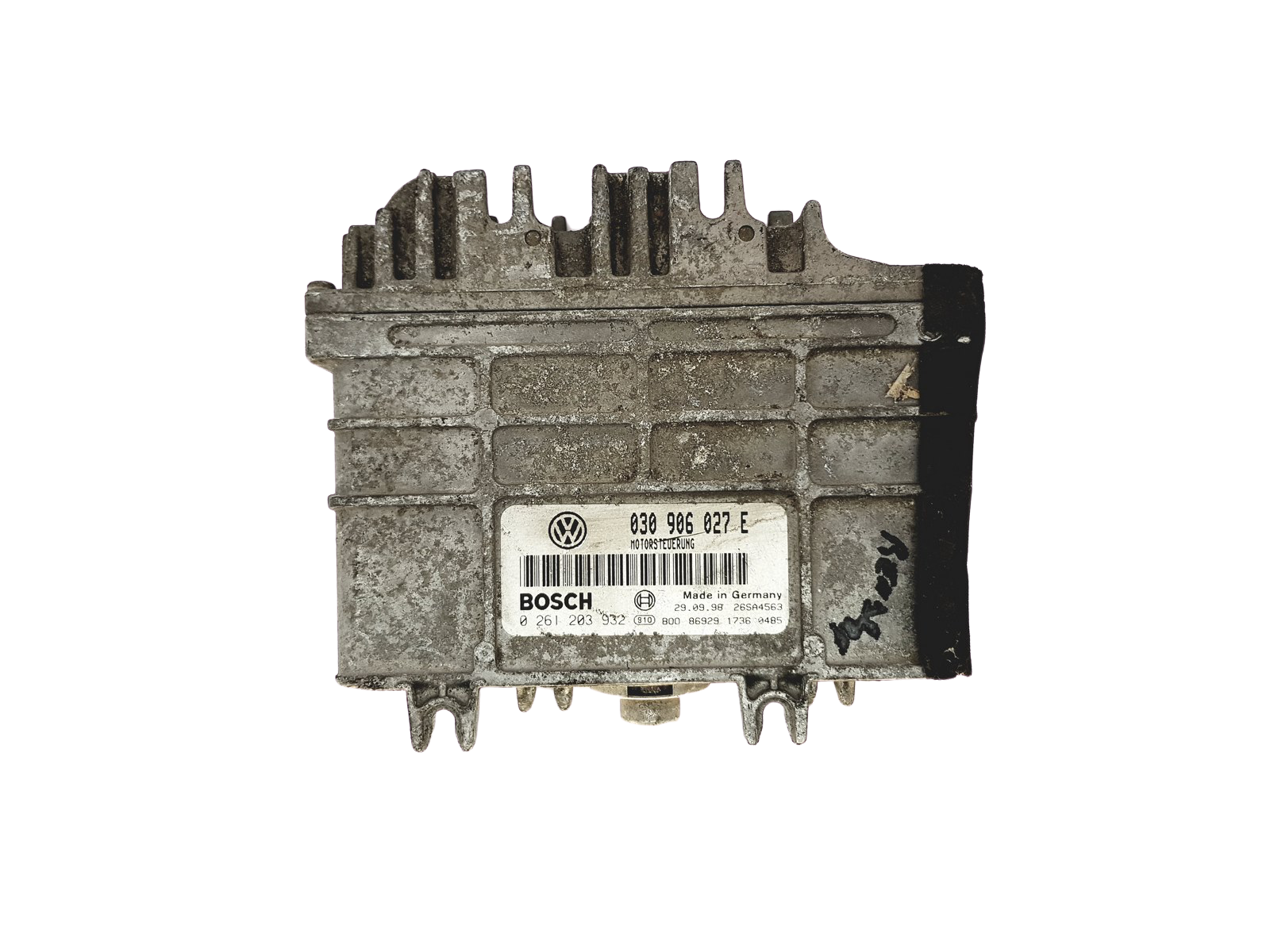 ECU Motormanagement VW 030906027E 0261203932 Bosch 24827 main product photo