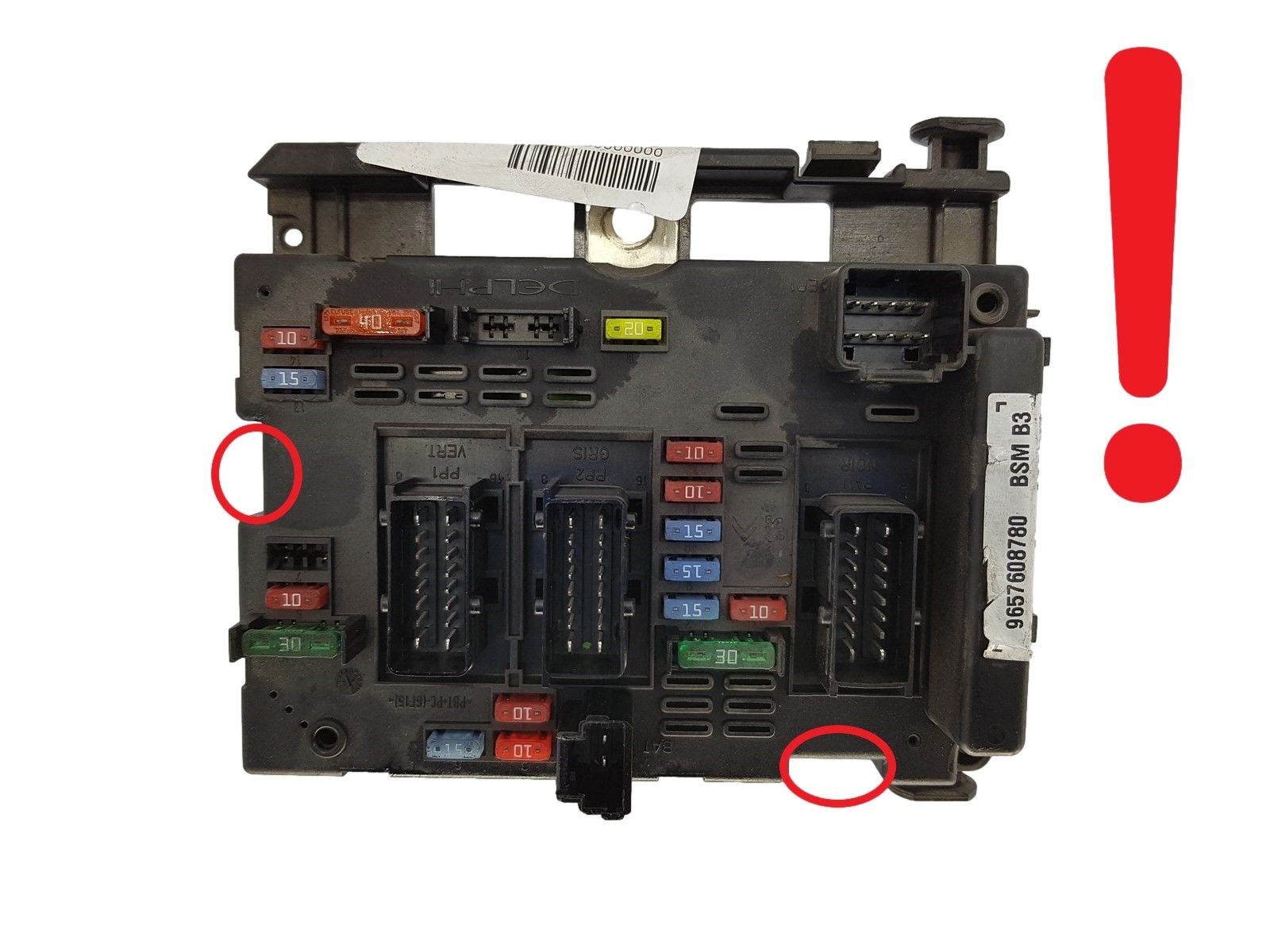 Regeleenheid BSM B3 9657608780 PSA Delphi 1218 main product photo