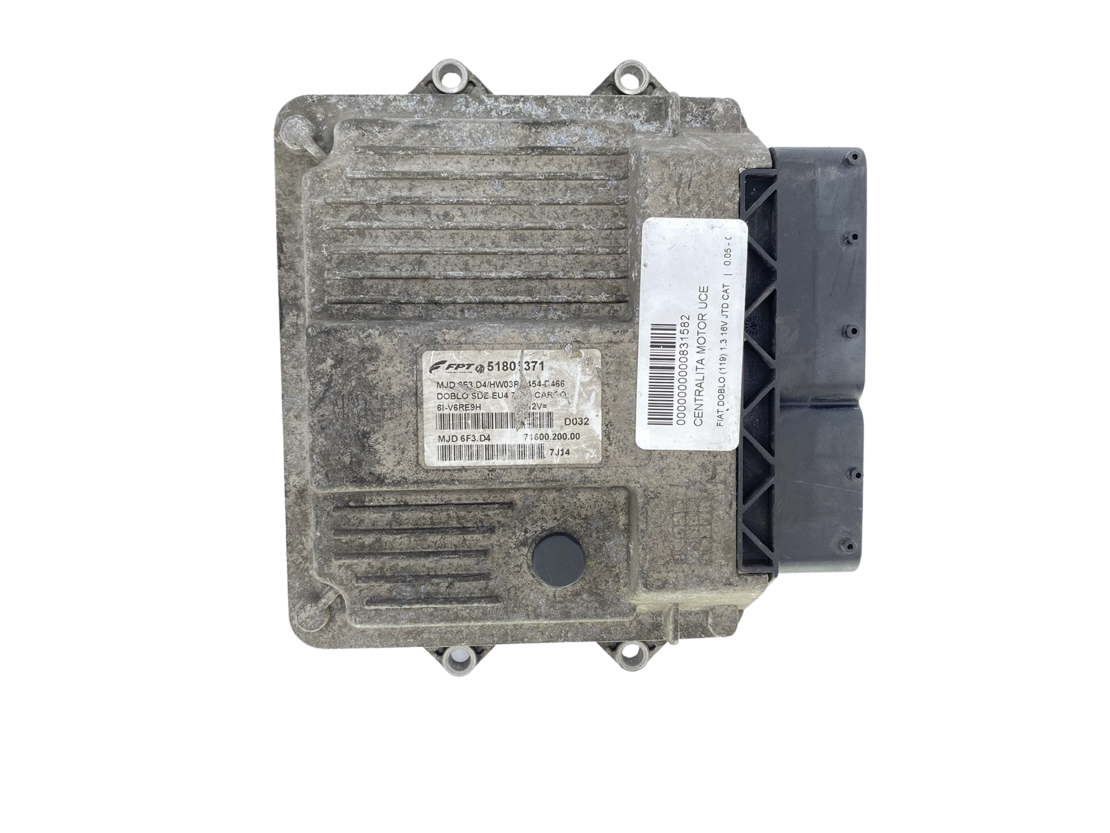 Regeleenheid Fiat 51805371 MJD6F3.D4 71600.200.00 FPT main product photo