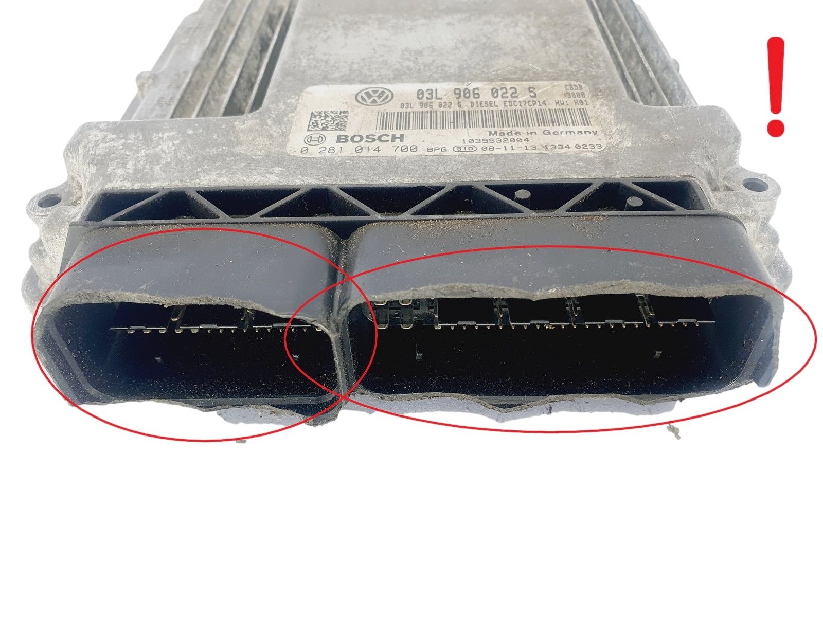 Regeleenheid 03L906022S 0281014700 VW Bosch main product photo