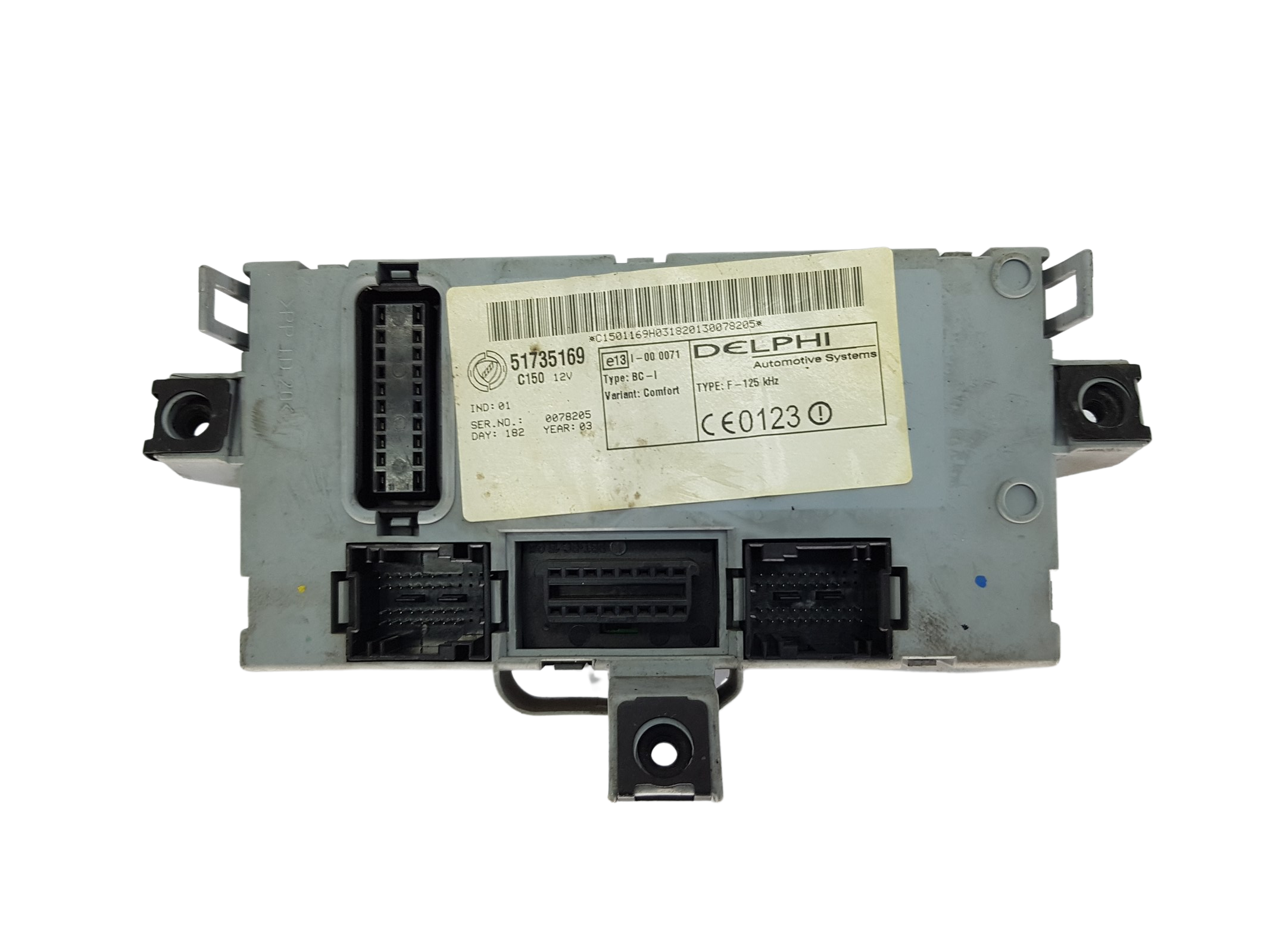 Regeleenheid BSI Fiat 51735169 Delphi 19960 main product photo