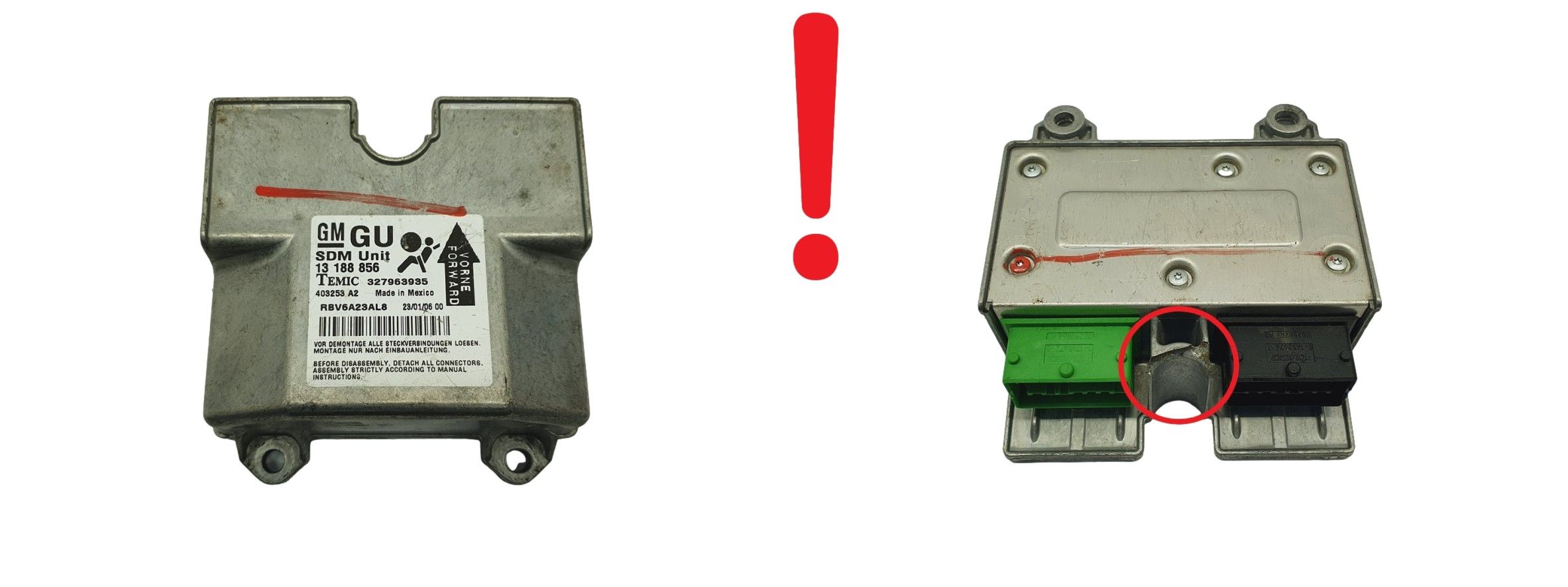 Controle-eenheid module Opel 13188856 403253 A2 GM Temic 68813 main product photo